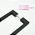 Puxador Soft Aço Inox Preto 20 cm - Imagem 3