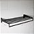 Porta Panelas em Aço Inox 80 cm 5 Níveis Preto - Imagem 4