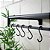 Porta Panelas em Aço Inox 100 cm 5 Níveis Preto - Imagem 9