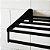 Porta Panelas em Aço Inox 100 cm 5 Níveis Preto - Imagem 7
