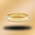 Par de alianças ouro 18k 3mm com diamante - Imagem 1