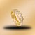PAR DE ALIANÇAS DE CASAMENTO, OURO 18K, com Zircônia - Imagem 1