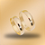 PAR DE ALIANÇAS DE CASAMENTO, OURO 18K, 4MM - Imagem 1