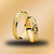 PAR DE ALIANÇAS DE CASAMENTO, OURO 18K, 4MM - Imagem 1