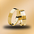 PAR DE ALIANÇAS DE CASAMENTO, OURO 18K, 4MM - Imagem 1