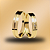 PAR DE ALIANÇAS DE CASAMENTO, OURO 18K, 3.6mm , COM diamante - Imagem 1
