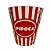 Baldes De Pipoca Grande Estampas Cine Popcorn Recipiente Balde Plastico - Imagem 2