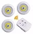 Kit 3 Lampadas Luminaria Led Controle S/ Fio - Imagem 1