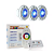 Kit 3 Leds Rgb com Controle - Imagem 2