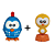 Combo Brinquedos Galinha Pintadinha e Pintinho Amarelinho Musical 1 ano - Imagem 2