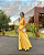 vestido amarração amarelo - Imagem 1