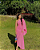 vestido assimétrico manga rosa - Imagem 4