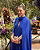 vestido flor azul - Imagem 4