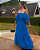 vestido babados azul - Imagem 1