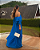 vestido babados azul - Imagem 3