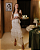 vestido renda midi branco - Imagem 2
