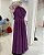 vestido detalhe flor roxo - Imagem 3