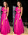 vestido laço tule fúcsia - Imagem 2