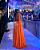 vestido fluído laranja - Imagem 2