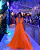 vestido fluído laranja - Imagem 3