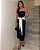 vestido lenço de franjas P&B - Imagem 2