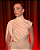 vestido midi drapeado branco - Imagem 2