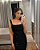 vestido midi paetê preto - Imagem 2