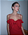 vestido detalhe busto vermelho - Imagem 1