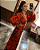 vestido manga estampado - Imagem 3