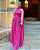 vestido capa acinturado rosa - Imagem 2