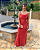 vestido costas abertas coral - Imagem 3