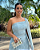 vestido lurex capa azul - Imagem 2