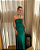 vestido amarração pescoço verde - Imagem 1