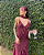 vestido babados bordô - Imagem 1