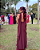 vestido babados bordô - Imagem 2