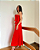 vestido midi com plissado vermelho - Imagem 3