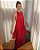 vestido crochê de franjas vermelho - Imagem 2