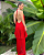 vestido crochê de franjas vermelho - Imagem 6