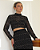 conjunto tela strass preto - Imagem 1
