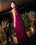 vestido frente única lurex roxo - Imagem 2
