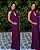 vestido frente única lurex roxo - Imagem 3