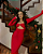 vestido manga longa decote vermelho - Imagem 4