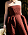 vestido estruturado marrom - Imagem 2