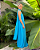 vestido um ombro chocker azul - Imagem 2