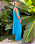 vestido um ombro chocker azul - Imagem 3