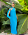 vestido um ombro chocker azul - Imagem 4