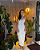 vestido detalhe flor branco - Imagem 3