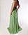 vestido fluido e longo verde - Imagem 3