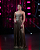 vestido plissado dourado - Imagem 1