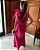 vestido longuete laço no ombro rosa - Imagem 3